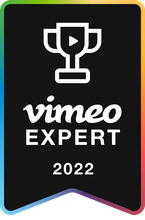 Vimeo Expert 2022 badge